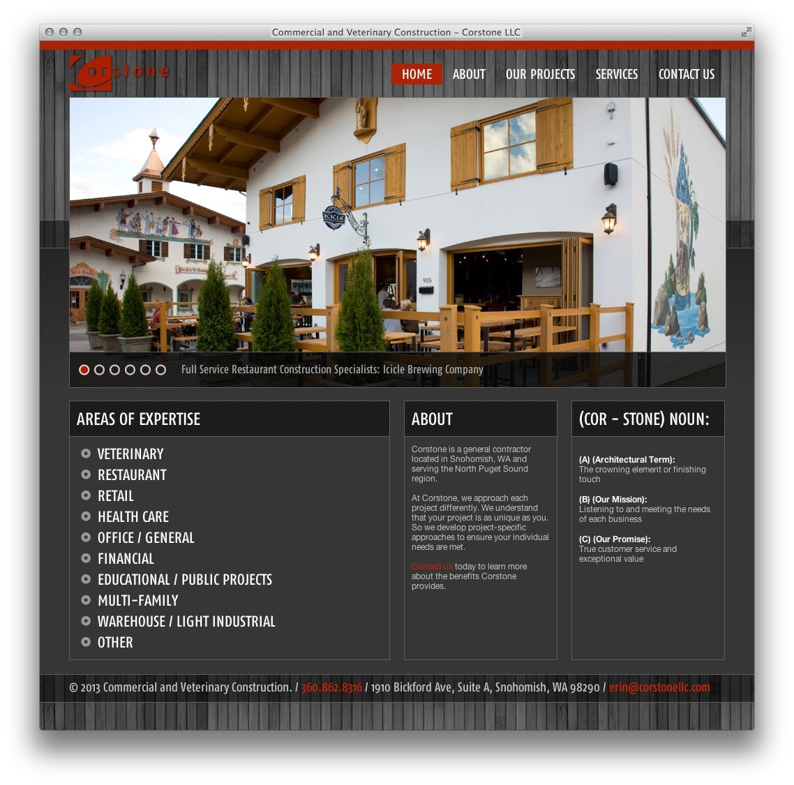 Corstone LLC Website Design