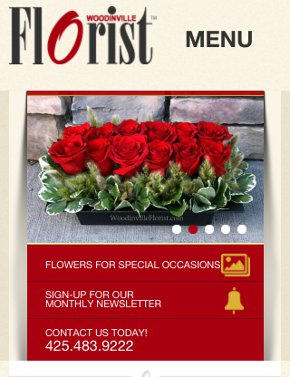 Woodinville Florist Mobile Thumbnail 1