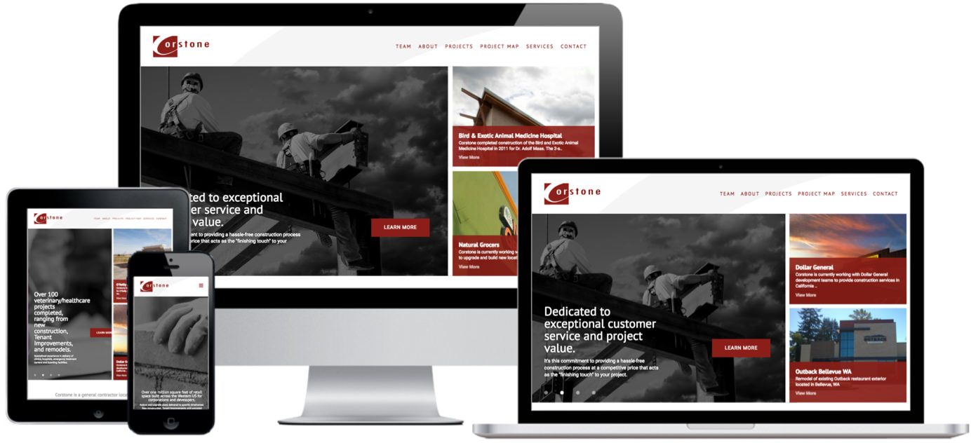 Corstone LLC Website Design by Efinitytech Seattle