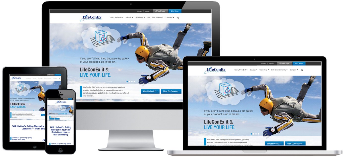 LifeConEx Website Design by Efinitytech Seattle