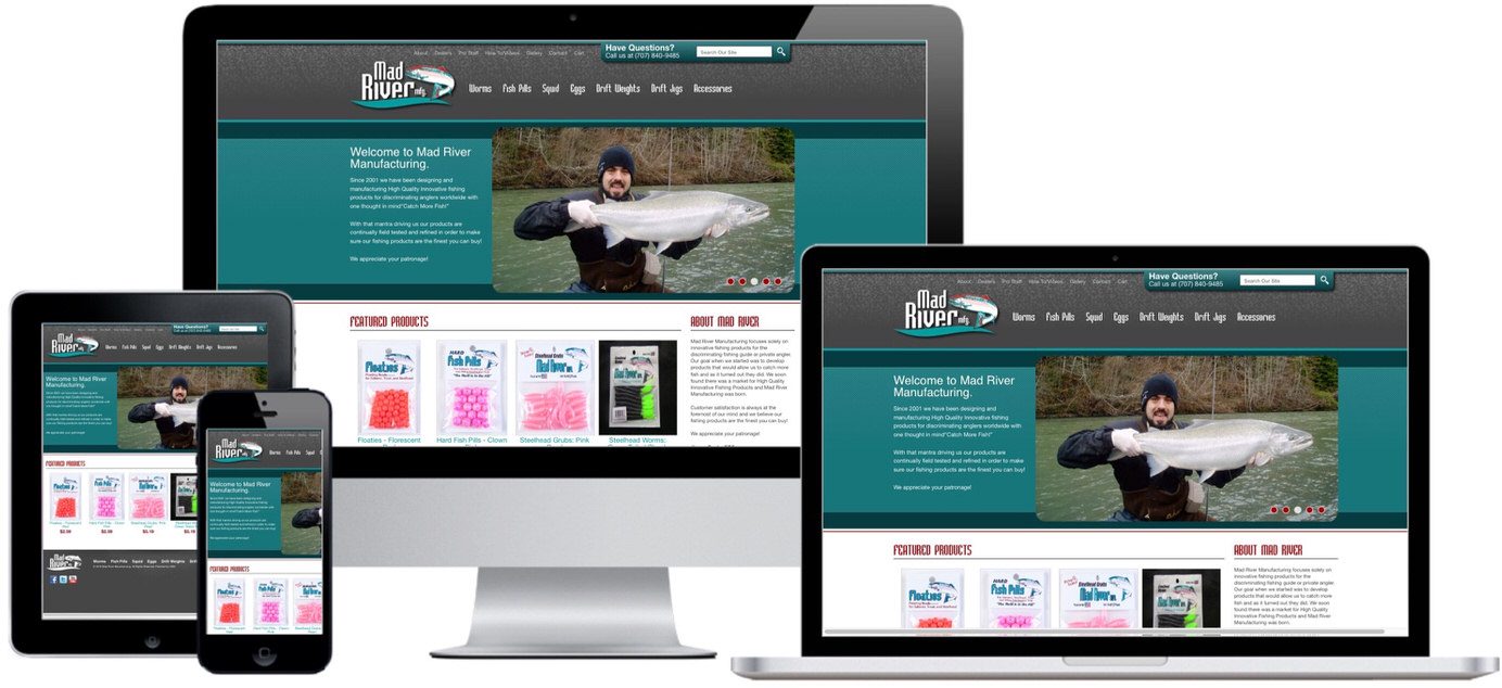 Mad River Manufacturing Website Design by Efinitytech Seattle