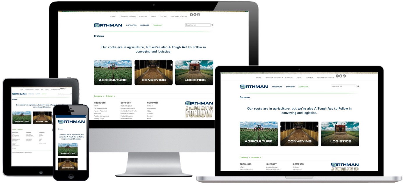 Orthman Website Design by Efinitytech Seattle