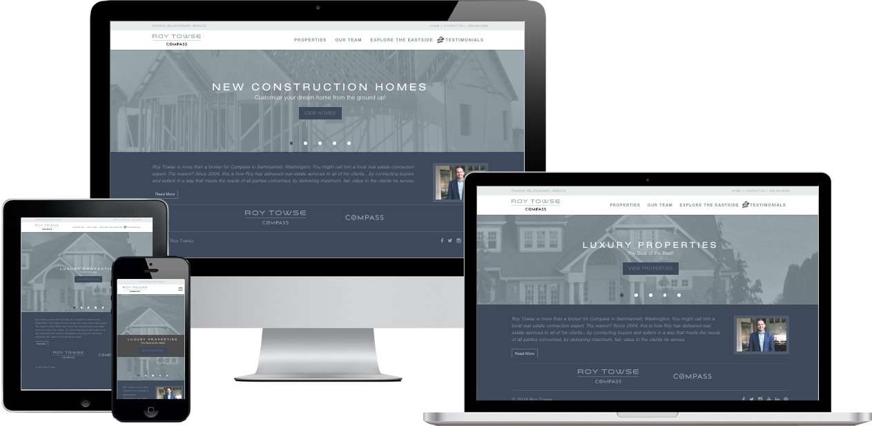 Roy Towse Website Design by Efinitytech Seattle