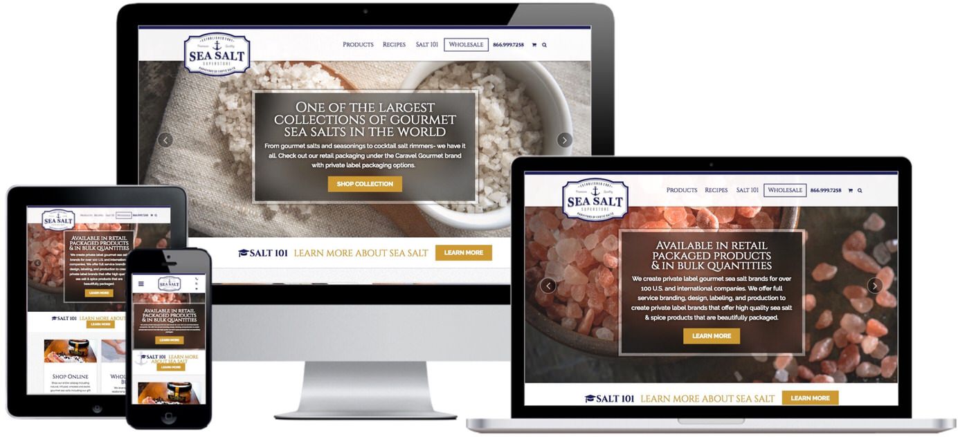 Seasalt Superstore Website Design by Efinitytech Seattle