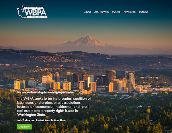 Washington Property Rights Website Design by Efinitytech Seattle