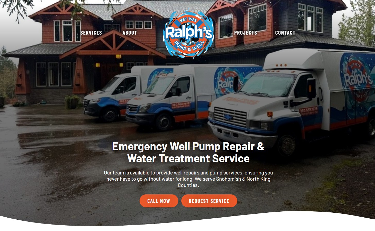 Ralph's Pump & Well homepage